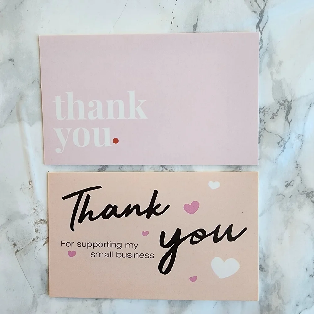 50 pc Thank You Business Cards